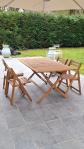 Table et chaises de jardin