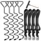 4 Sets De Piquets d'ancrage Robustes pour Trampoline Kit d'ancrage Au Sol Piq...