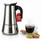 galvxn. Cafeti�re italienne � induction   Inox   6 tasses 300 ml   Compatible...