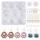Lot de 3 moules en silicone pour r�sine, empreintes de pattes de chat et de ...