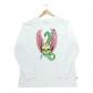 St�ssy Lange Mouw Wit Heren T shirt Maat 2XL #QWE3878