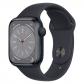 Apple Watch Series 8 41mm Bo�tier en Aluminium Minuit avec Bracelet Sport,...