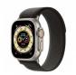 Apple Watch Ultra1 49mm Bo�tier en Titane avec Boucle Trail, Noir-Gris, M-L Mint