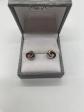 Ba32 Boucles d'oreilles Pandora n ud infini bicolores   argent 925 & or 585,