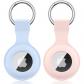 Lot de 2 coques de protection pour AirTag d'Apple, avec portecl�s, �tui de pr...