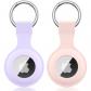 Lot de 2 coques de protection pour AirTag d'Apple, avec portecl�s, �tui de pr...