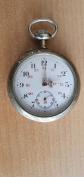 ANCIENNE MONTRE DE POCHE GOUSSET M�CANIQUE BOITIER ARGENTAN � 49.35 mm
