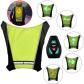 Gilet LED V�lo Trottinette FOLAYA Sans Fil �tanche 15h Autonomie S�curit�