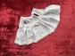 Robe Blanche De Poup�e 50 Cm Vintage Brod� Paillettes