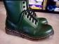 Bottines Doc Martens Vertes, 39 Unisex