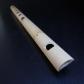 N9211 Flute Wind Music Instrument Yellow Brown Vintage Resin Plastic