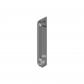 G�che releveur de fen�tre UNI JET oscillant battante argent�e FERCO 9 40443 00 0