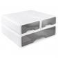 Lot de 3 tiroirs empilables   Tiroirs de rangement empilables pour bureau, ma...