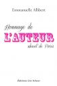 Hommage de l'auteur absent de Paris, Emmanuelle Allibert