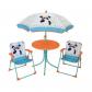 FUN HOUSE 713095 INDIAN PANDA Salon de jardin avec une table, 2 chaises pliables
