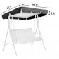 Auvent De Balan�oire Ext�rieur 3 Places, Couverture Sup�rieure De Chaise, R�sist