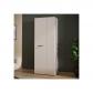 Armoire de rangement   2 portes  Beige sable   L68,7 x P36,5 x H181,1 cm