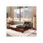 Ensemble relaxation Matelas   Sommier 2x80x200cm MERIDA   Cerisier   14 cm