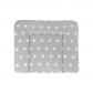 Matelas a langer   ROBA   LITTLE STARS   85 x 75 cm   Gris �toiles blanches