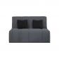 Banquette BZ 2 places EVASION   Tissu gris perle   Matelas SIMMONS   440