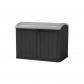 KETER Coffre de jardin   En resine   2000 L   Noir