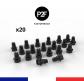 20 Vis de Rechange 41 mm pour Salon de Jardin Allibert et Compatibles
