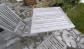 Mobilier de jardin en Teck massif.