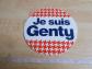 Autocollant Supermarch� GENTY   JE SUIS GENTY