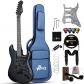 Guitare �lectrique Adulte 4-4 Taille, Capteur ST HSS, pour D�butant Pack de D...