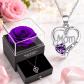 Coffret F�te des M�res Rose �ternelle   Collier C ur Mom Cadeau Id�al Maman