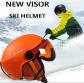 Casque De Ski Snowboard Avec Visi�re �quipement protection sport d'hiver