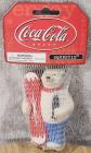 Vintage Coca Cola Polar Bear With Snowboard Stress Ball Squeezie