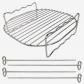 Accessoires pour Friteuse � Air 8 Pouces, Grille pour Air Fryer Double Couche...