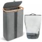Panier � Linge avec Couvercle 60 L, Corbeille a Linge avec sac Int�rieur Amov...