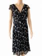 Robe Fleurie Noire �l�gante