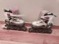 roller patins � roulettes fille rose, blanc gris La Pro Acro Taille 38 41