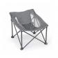 BRIGHT STARS Transat b�b� pliable Gris Pop 'N Chill, pare soleil SPF  50 et sac