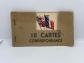 CPA MILITARIA CARNET DE 10 CARTES CORRESPONDANCE MILITAIRE 1 CARTE MANQUANTE