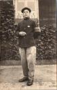 MILITARIA   14 18  CARTE PHOTO   camp ZWICKAU   prisonnier posant