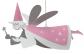 Lampe Suspension Chambre d'enfant F�e Blanche et Rose