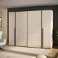 Armoire   D�cor Sable  2 portes battantes   2 portes coulissantes   L270 x P61 x