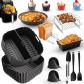 Accessoires Air Fryer pour Russell Hobbs XXL 8L-8,3L, 21 Pi�ces Moule Silicon...