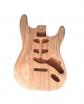 G PARTS Stratocaster Guitar Body Ash, 2 Piece, Unfinished, Lightweight