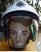 CASQUE METROPOLITAN DU ROYAUME  UNI , CASQUE LEGER AVEC VISIERE INTEGREE , FABRI
