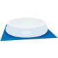 Tapis de sol protection piscine Bestway Tapis de sol 3.96   3.96m Bleu moyen 571