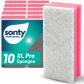 Lot de 10 �ponges douces extra larges de qualit� professionnelle en polaire a...