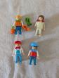 Lot 4 figurines enfants City Playmobil vintage