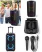 ENCEINTE SONO PORTABLE PARTY KARAOKE BLUETOOTH 240W MOBILE USB TWS LED RGB MSD R