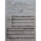 CARUSO Luigi non temer non sono amante Chant Orchestre 1791