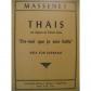 Massenet Jules Thais Dimmi Che Sono Bella Canto Pianoforte 1952